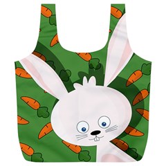 Easter Bunny  Full Print Recycle Bags (l)  by Valentinaart