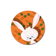 Easter Bunny  Magnet 3  (round) by Valentinaart