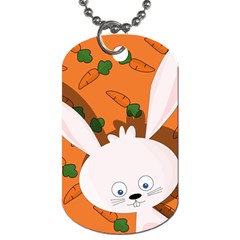 Easter Bunny  Dog Tag (one Side) by Valentinaart