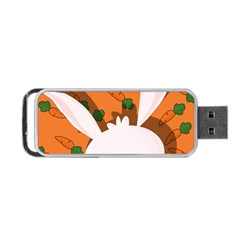 Easter Bunny  Portable Usb Flash (one Side) by Valentinaart