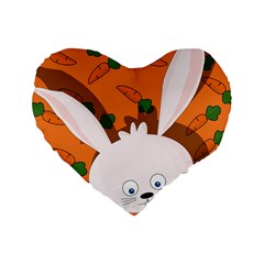 Easter Bunny  Standard 16  Premium Heart Shape Cushions