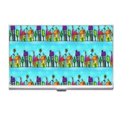 Colourful Street A Completely Seamless Tile Able Design Business Card Holders by Nexatart