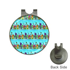 Colourful Street A Completely Seamless Tile Able Design Hat Clips With Golf Markers by Nexatart