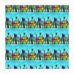 Colourful Street A Completely Seamless Tile Able Design Medium Glasses Cloth by Nexatart