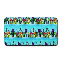 Colourful Street A Completely Seamless Tile Able Design Medium Bar Mats by Nexatart