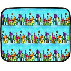 Colourful Street A Completely Seamless Tile Able Design Double Sided Fleece Blanket (mini)  by Nexatart