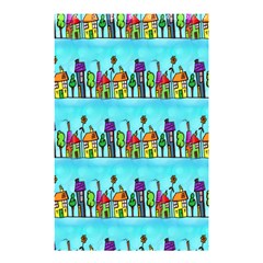 Colourful Street A Completely Seamless Tile Able Design Shower Curtain 48  X 72  (small)  by Nexatart