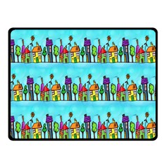 Colourful Street A Completely Seamless Tile Able Design Double Sided Fleece Blanket (small)  by Nexatart