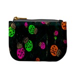 Cartoon Grunge Beetle Wallpaper Background Mini Coin Purses Front