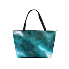 Light Web Colorful Web Of Crazy Lightening Shoulder Handbags by Nexatart