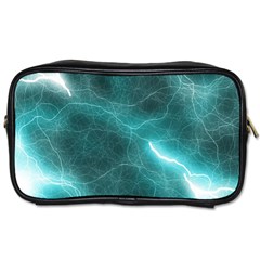 Light Web Colorful Web Of Crazy Lightening Toiletries Bags by Nexatart