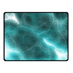 Light Web Colorful Web Of Crazy Lightening Fleece Blanket (small) by Nexatart