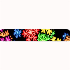 Colourful Snowflake Wallpaper Pattern Small Bar Mats