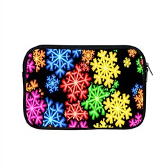 Colourful Snowflake Wallpaper Pattern Apple Macbook Pro 15  Zipper Case