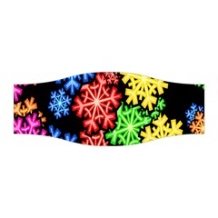 Colourful Snowflake Wallpaper Pattern Stretchable Headband