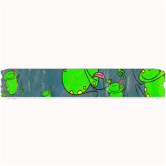 Cartoon Grunge Frog Wallpaper Background Small Bar Mats by Nexatart