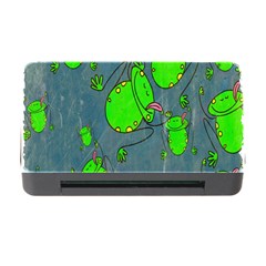 Cartoon Grunge Frog Wallpaper Background Memory Card Reader With Cf by Nexatart