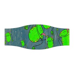 Cartoon Grunge Frog Wallpaper Background Stretchable Headband