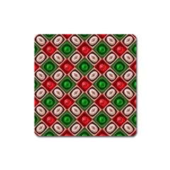 Gem Texture A Completely Seamless Tile Able Background Design Square Magnet by Nexatart