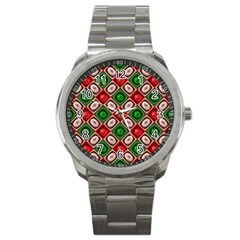 Gem Texture A Completely Seamless Tile Able Background Design Sport Metal Watch by Nexatart