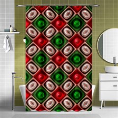 Gem Texture A Completely Seamless Tile Able Background Design Shower Curtain 48  X 72  (small)  by Nexatart