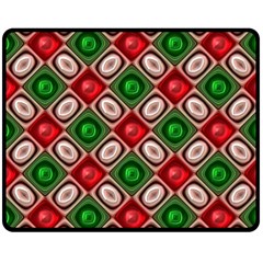 Gem Texture A Completely Seamless Tile Able Background Design Double Sided Fleece Blanket (medium)  by Nexatart