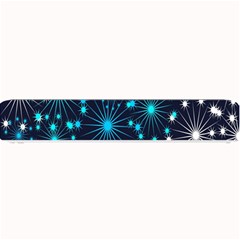 Digitally Created Snowflake Pattern Background Small Bar Mats by Nexatart