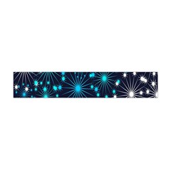 Digitally Created Snowflake Pattern Background Flano Scarf (mini) by Nexatart