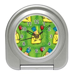 Party Kid A Completely Seamless Tile Able Design Travel Alarm Clocks by Nexatart