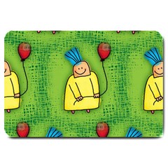 Party Kid A Completely Seamless Tile Able Design Large Doormat  by Nexatart