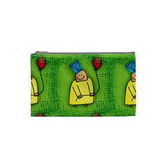 Party Kid A Completely Seamless Tile Able Design Cosmetic Bag (small)  by Nexatart