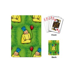 Party Kid A Completely Seamless Tile Able Design Playing Cards (mini)  by Nexatart