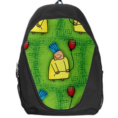 Party Kid A Completely Seamless Tile Able Design Backpack Bag by Nexatart