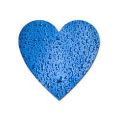 Water Drops On Car Heart Magnet