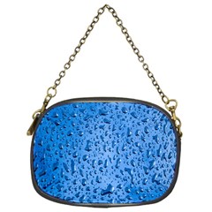 Water Drops On Car Chain Purses (one Side)  by Nexatart