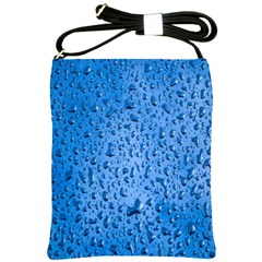 Water Drops On Car Shoulder Sling Bags by Nexatart