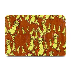 Cartoon Grunge Cat Wallpaper Background Plate Mats by Nexatart