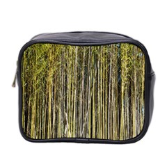 Bamboo Trees Background Mini Toiletries Bag 2-side by Nexatart