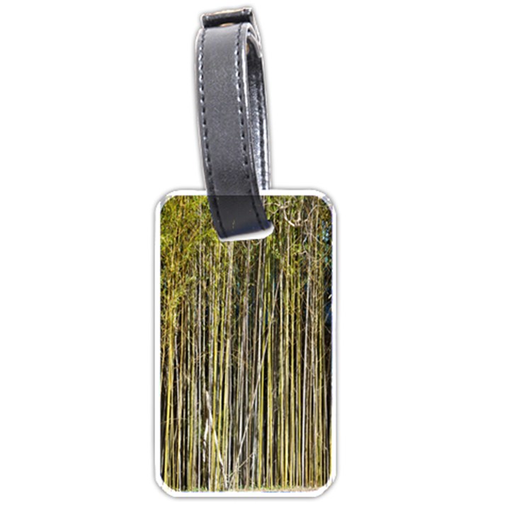 Bamboo Trees Background Luggage Tags (One Side) 