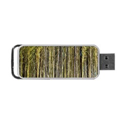 Bamboo Trees Background Portable Usb Flash (two Sides) by Nexatart