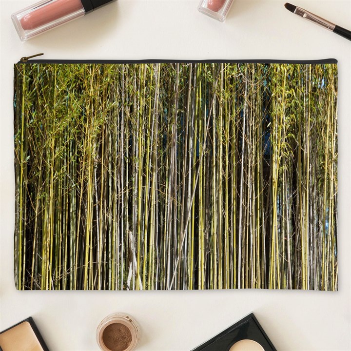 Bamboo Trees Background Cosmetic Bag (XXXL) 