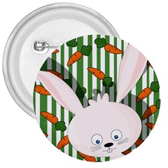 Easter Bunny  3  Buttons by Valentinaart