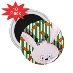 Easter Bunny  2 25  Magnets (10 Pack)  by Valentinaart