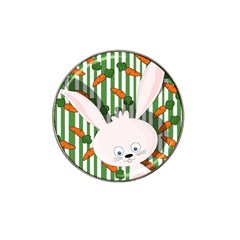 Easter Bunny  Hat Clip Ball Marker (4 Pack) by Valentinaart