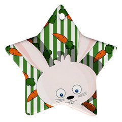 Easter Bunny  Star Ornament (two Sides) by Valentinaart