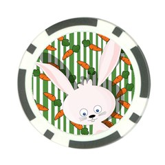 Easter Bunny  Poker Chip Card Guard by Valentinaart