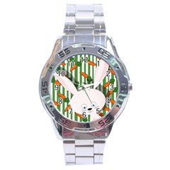 Easter Bunny  Stainless Steel Analogue Watch by Valentinaart