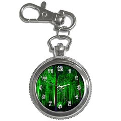 Spooky Forest With Illuminated Trees Key Chain Watches by Nexatart