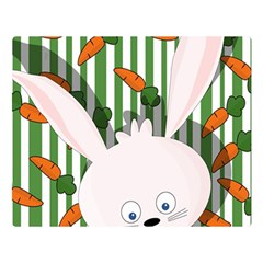 Easter Bunny  Double Sided Flano Blanket (large)  by Valentinaart