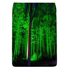 Spooky Forest With Illuminated Trees Flap Covers (l)  by Nexatart